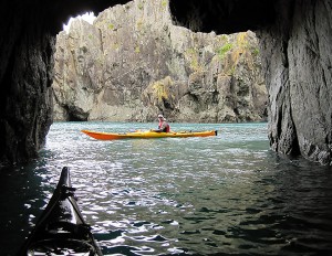 Caves around Whites Bay